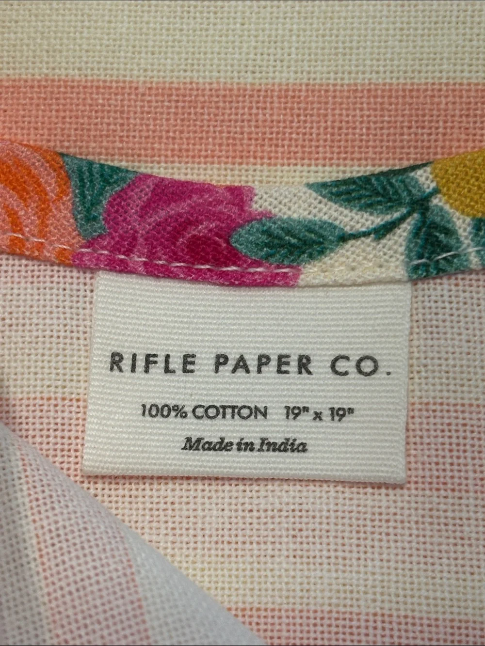 Rifle Paper Co. Rose Stripe Napkin Set of 2